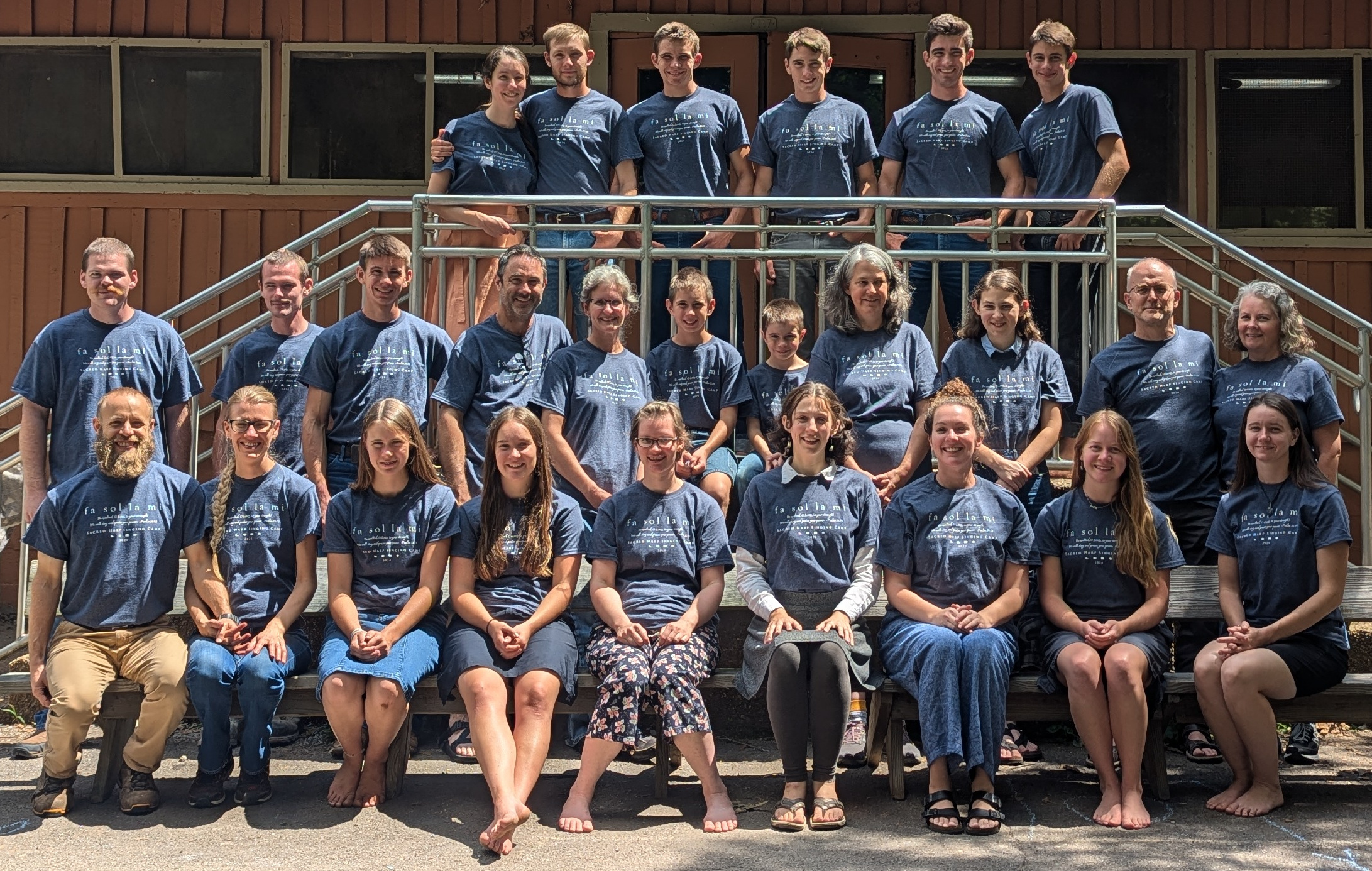 Sacred Harp Camp group picture 2024